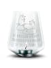 Mr. & Mrs. Panda Windlicht Glas Einhorn Sekt mit Spruch in Transparent