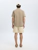 Selected Kurzarm FreizeitHemd für Herren in beige