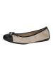 Caprice Ballerinas Beige/Schwarz