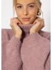 SASSYCLASSY Oversize Rollkragenpullover in Puderrosa
