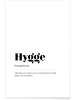 Juniqe Poster "Hygge" in Schwarz & Weiß