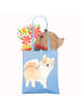 Mr. & Mrs. Panda Shopping Tasche Islandhund Lebensretter ohne Sp... in Sky Blue