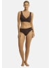 Sea Level Essentials Cross Front Multifit Bra Top in COCOA