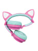LEXIBOOK® Barbie Kabellose Kopfhörer mit Katzenohren beleuchtet