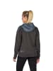 erima Damen Change By Erima Trainingsjacke mit Kapuze in black grey/slate grey/weiß