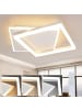 ZMH Deckenleuchte LED in Weiß Dimmbar 42W Acryl Modern mit Fernbedienung