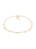 Elli Halskette 925 Sterling Silber Geo, Plättchen in Gold