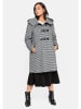 sheego Dufflecoat in schwarz-grau