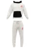 Tom Barron Trainingsanzug Tom Barron Mens Oversize Print Design Sweatshirt And Pant Sets in grey