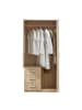 en.casa Kleiderschrank Bodolz in Beige Ohne Farbe (B)80cm (G)73.3cm