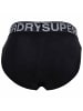 Superdry Slip 3er Pack in Schwarz