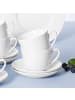 Villeroy & Boch Kaffeeuntertasse 6 Stk Twist White in weiß