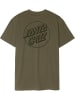 Santa Cruz T-Shirt "Tonal Opus Dot Stripe T-Shirt" in Grün