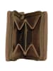 Greenburry Vintage Münzbörse Leder 7 cm brown