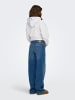 ONLY Jeans mit weitem Bein in Medium Blue Denim
