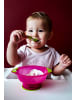 Vital Baby Unbelievabowl Schüssel mit Saugfuß, Deckel  & Löffel pink/grün