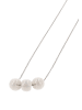 usha WHITE LABEL Women Chain Necklace in Silver White