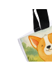 Mr. & Mrs. Panda Stofftasche Corgi Po Design ohne Spruch in Weiß