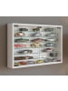 ebuy24 Glasvitrinen MandosaXL 1 Weiß 60 x 10 cm