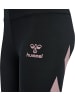 Hummel Leggings "Paris High Waist Tights" in Schwarz