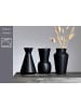 Ritzenhoff & Breker 3-tlg. Vasen-Set Kalmar in Schwarz – 20 cm in schwarz