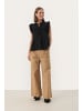PART TWO Ärmellose Bluse GimalinePW Gerade Passform in Black