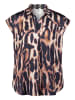 Betty Barclay Satin-Bluse mit Kragen in Dark Blue/Rosé