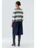 Oui Pullover in grey white