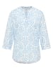 Eterna Bluse LOOSE FIT in azurblau