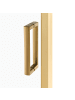 Beliani Duschkabine LANGUI in Gold - (W) 120 x (H) 190 x (L) 90 cm