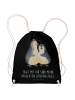 Mr. & Mrs. Panda wander rucksack Pinguin umarmen mit Spruch in Schwarz