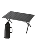relaxdays Campingtisch in Schwarz - (B)90 x (H)44 x (T)60 cm