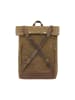 DreiMaster Vintage Men Backpack in Light Olive