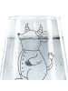 Mr. & Mrs. Panda Trinkglas Stier Astrologie ohne Spruch in Transparent