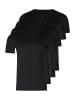 Skiny Unterhemd / Shirt Kurzarm Basis in Schwarz