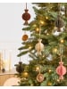 Beliani Weihnachtsbaumkugeln RAUMA in Bunt