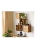 ebuy24 Wandregal Mina Eiche 30 x 18 cm