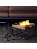 relaxdays 6 x LED-Kerze in Creme - Ø7 cm