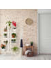 relaxdays Blumentreppe in Weiß - (B)83x (H)142 x (T)25 cm