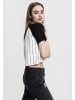Urban Classics Cropped T-Shirts in wht/blk