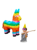 relaxdays 3tlg. Pinata Set "Lama" in Bunt