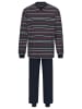Ammann Schlafanzug Cotton in Night Blue