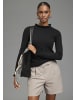 Laura Scott Stehkragenpullover in schwarz