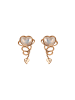 gaya Women Earrings in Gold White