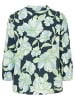 More & More Blumenprintbluse in floral print ink blue fond