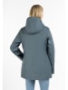 ICEBOUND Damen Wattierte Regenjacke in Blaugrau