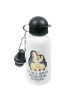 Mr. & Mrs. Panda Trinkflasche Pinguine Einschlafen mit Spruch in Weiß