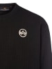 Alpha Industries Sweatshirt Studio Waffle in schwarz