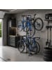 relaxdays Fahrradständer in Schwarz- (B)75 x (H)210 x (T)61 cm