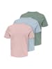 KIDS ONLY T- Shirt 'Papilon Life' 3er Pack in blau